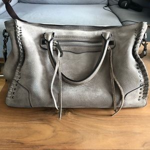 Rebecca Minkoff regan studded leather satchel